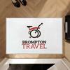 Абстрактное Искусство Велосипед Brompton Придверный Коврик Напольные Коврики Противоскользящая Подкладка Ковер Скользкий Чистые Ноги Входной Коврик Декор для Спальни