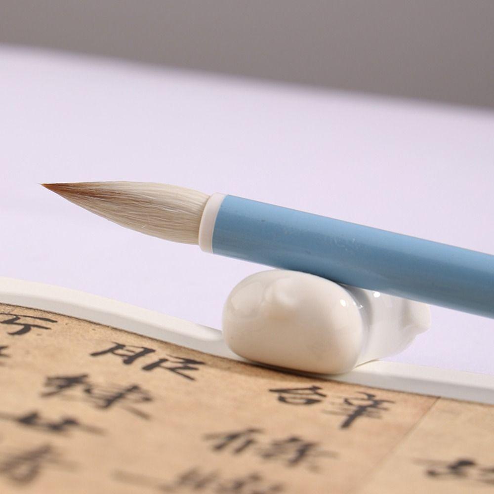 Кисть для китайской каллиграфии из волчьей шерсти, кисть для масляной живописи, кисть для акварели