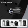 For Volvo 4Pcs Aluminum Alloy Car Tire Air Valve Stems Caps For Volvo Xc60 Xc90 V40 V60 S60 V50 V90 S80 C40 XC40 V70 XC70 C30 EX