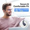 Беспроводные наушники Bluetooth 5.4, 60 часов воспроизведения, Спортивные наушники с заушиной, Глубокий бас, IPX7 Водонепроницаемые, Полноразмерные наушники для Android iOS, для тренировок