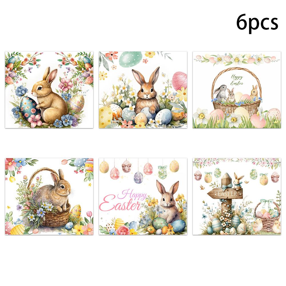 Новые, Пасхальной тематики, Мультяшные, Милый кролик, Мини-наклейки, Наклейки на бутылки, Наклейки для украшения вечеринки, Принадлежности