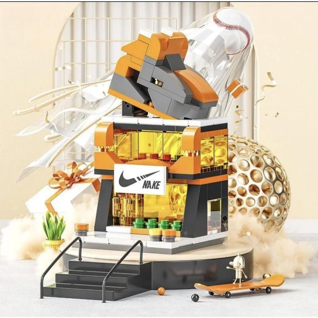Архитектура Street View House Building Blocks DIY Mini City Store Модель Игрушки Для Рождественских Подарков
