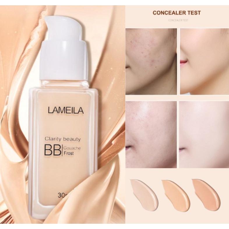 30ml Face BB Cream Liquid Foundation Base Makeup Moisturize Oil Control Waterproof Lasting Concealer