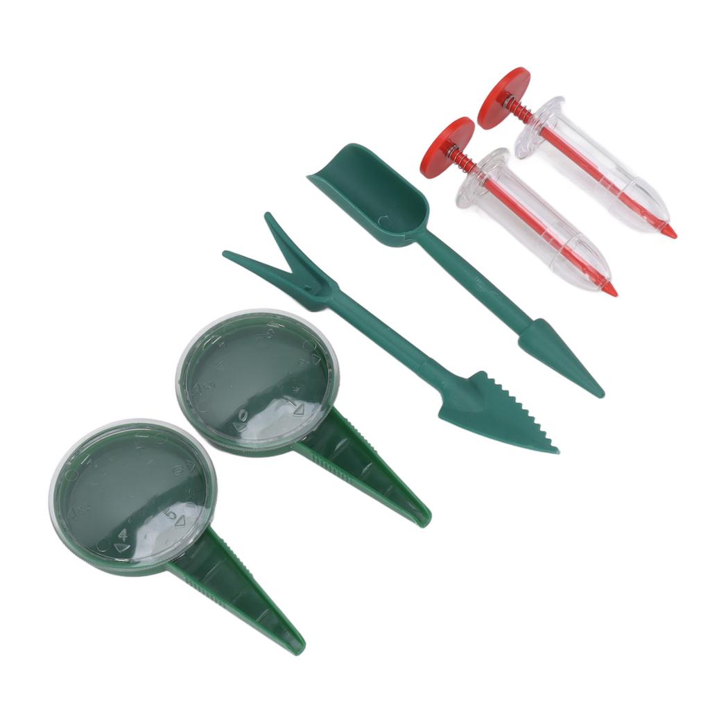 6 Piece Set Mini Sowing Seed Dispenser Portable Handheld Seed Spreader Tool for Carrot Lettuce