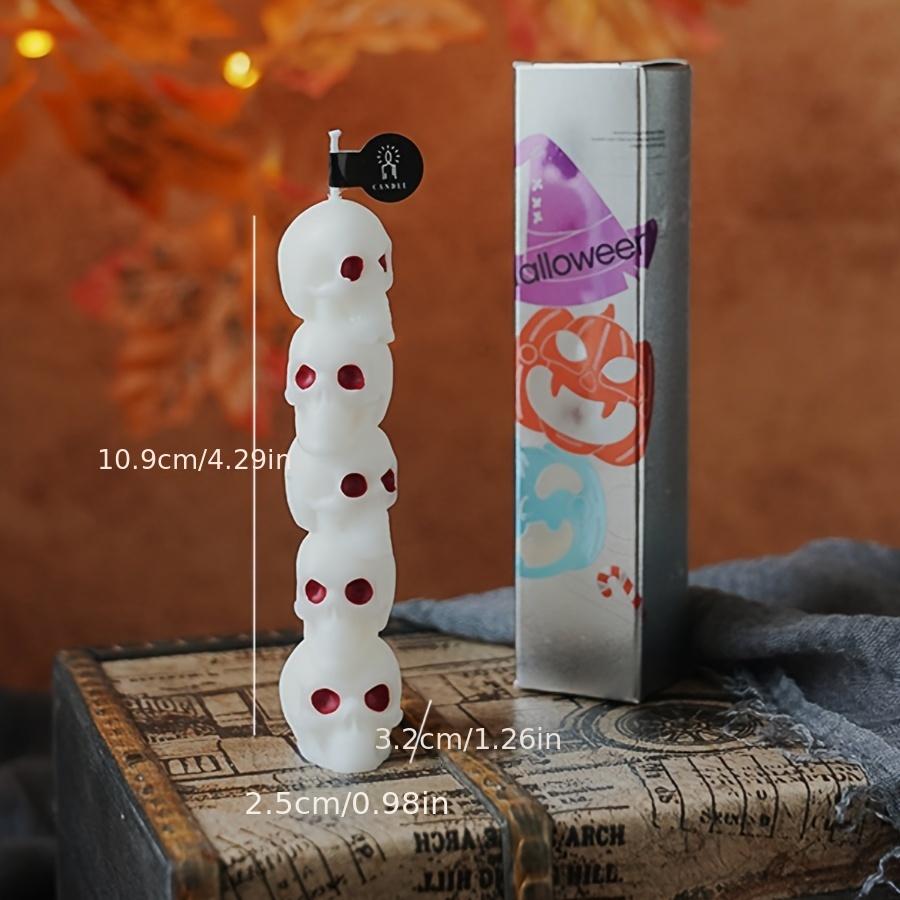 1 шт. Хэллоуин Тыква Свеча Палец Череп Голова Ароматизированная Свеча Украшение для Вечеринки Орнамент Подарок Реквизит для Фотографии