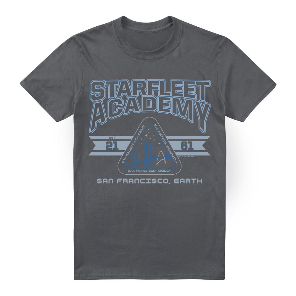 Star Trek Mens Starfleet Academy Earth T-Shirt