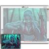 5D Full Drill Square Diamond Painting Game Character Jinx Art Rhinestone Mosaic Decor for Home