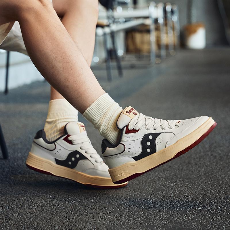 SAUCONY Chilltime Ретро Удобные Нескользящие Низкие Повседневные Городские Кроссовки для Бега Унисекс кроссовки Милан-Красный S79045-10