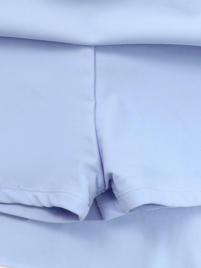 Подростковое купальное платье с короткими рукавами, цветной блок, пэчворк, на молнии спереди, рашгард, купальник, защита от УФ-лучей