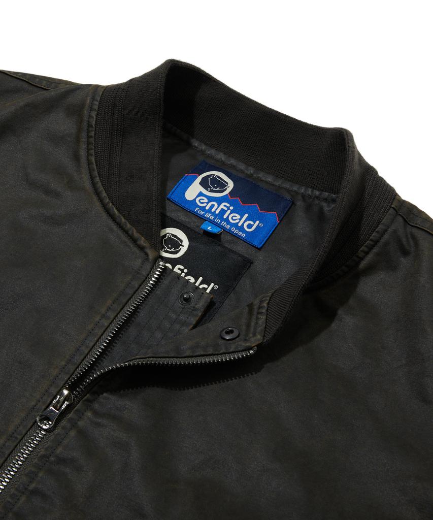Penfield Washed Cotton Ma-1 Jacket Black_Fs1Wj17U