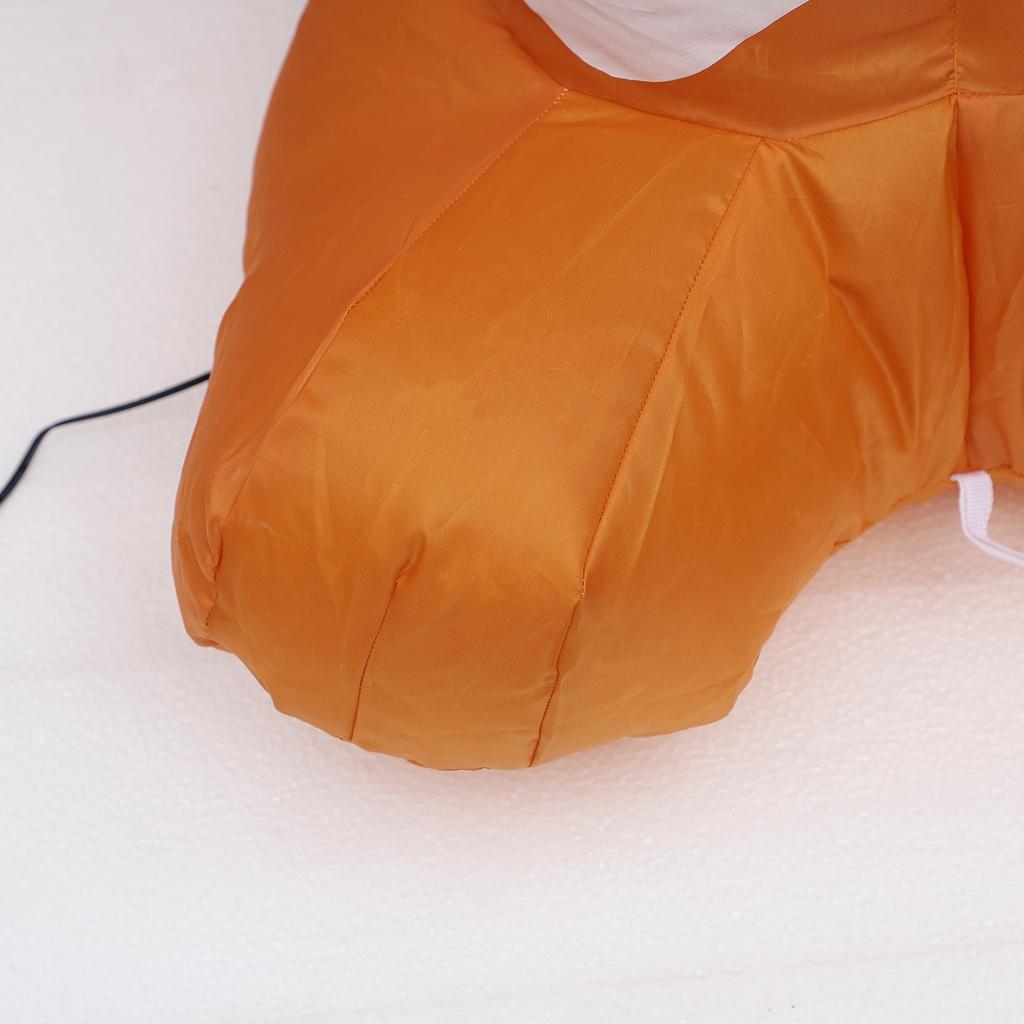 Рождественские надувные фигурки высотой 1,5 м в виде пряничного человечка с леденцами, надувные украшения для двора, снеговик