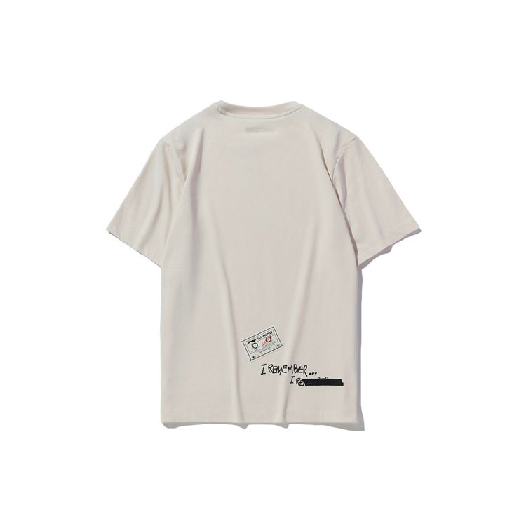 Футболка унисекс Li Ning CF Earth Seven Days Sports Leisure, цвет яичной скорлупы-серый AHSQ382-1