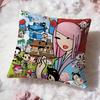 Горячая аниме-подушка Tokidoki Чехол для подушки Премиум-комфорт Двусторонний чехол для подушки - Дизайн "Два в одном" для любой комнаты и салона автомобиля