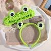 Funny Trendy Frog Hair Accessories Cute Hair Hoop Headwear Elastic Headband