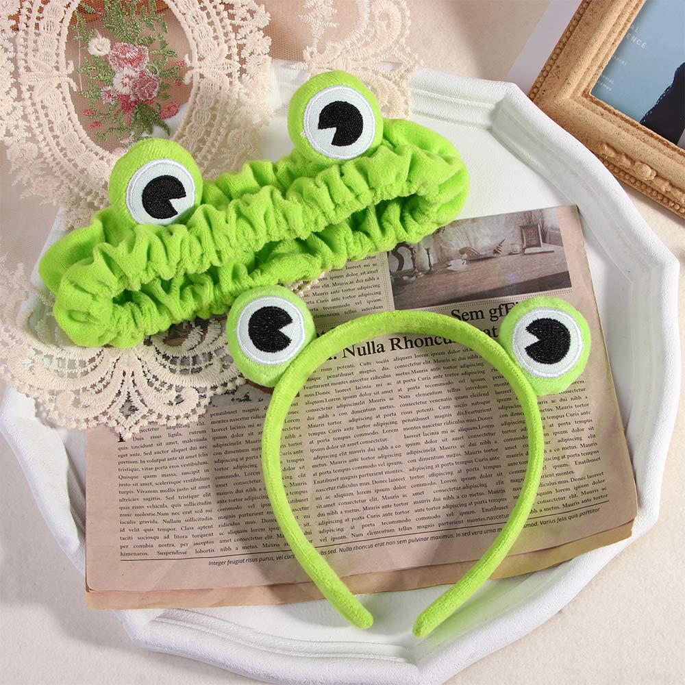 Funny Trendy Frog Hair Accessories Cute Hair Hoop Headwear Elastic Headband