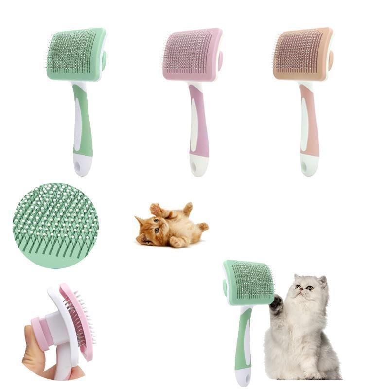 1PC Pet Hair Shedding Comb Dog Cat Cleaning Brush Grooming Long Hair Indoor Cats Pet Supplies
