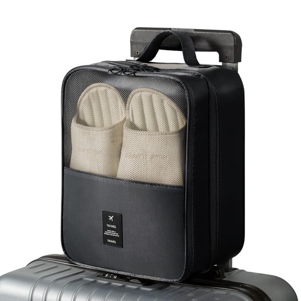 3 Layers Travel Storage Box Zipper Shoe Sorting Pouch Suitcases Duffle Tote Bag Travel Accessories