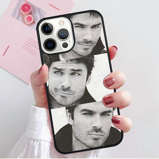 Чехол для телефона Ian Somerhalder Дневники вампира tvd для iPhone 17 Air 16 15 14 13 11 12 Pro Max Plus Shell Coque