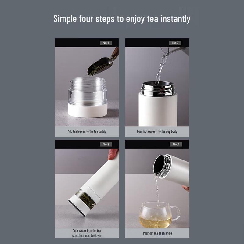 QUANGE Smart Tea Infuser Insulated Mug PC505