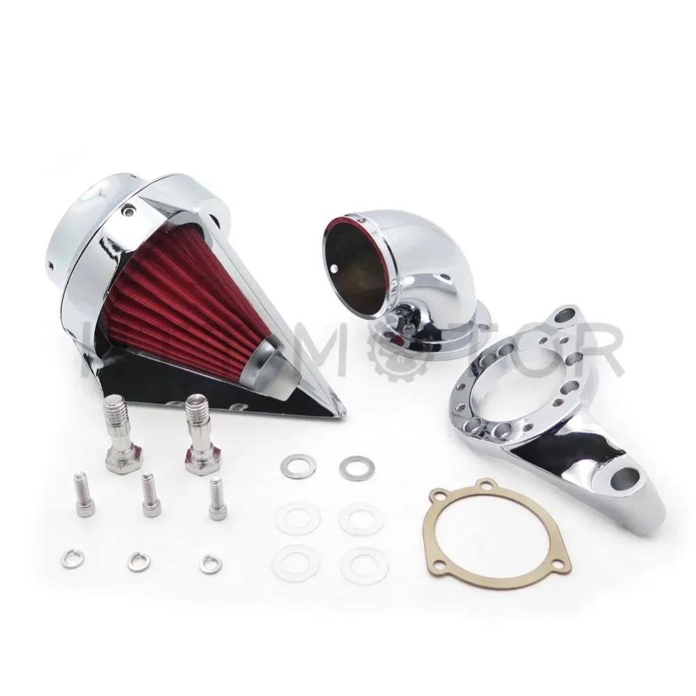 Motorcycle Cone Spike Air Cleaner Intake for Harley Davidson CV Carburetor Delphi V-Twin