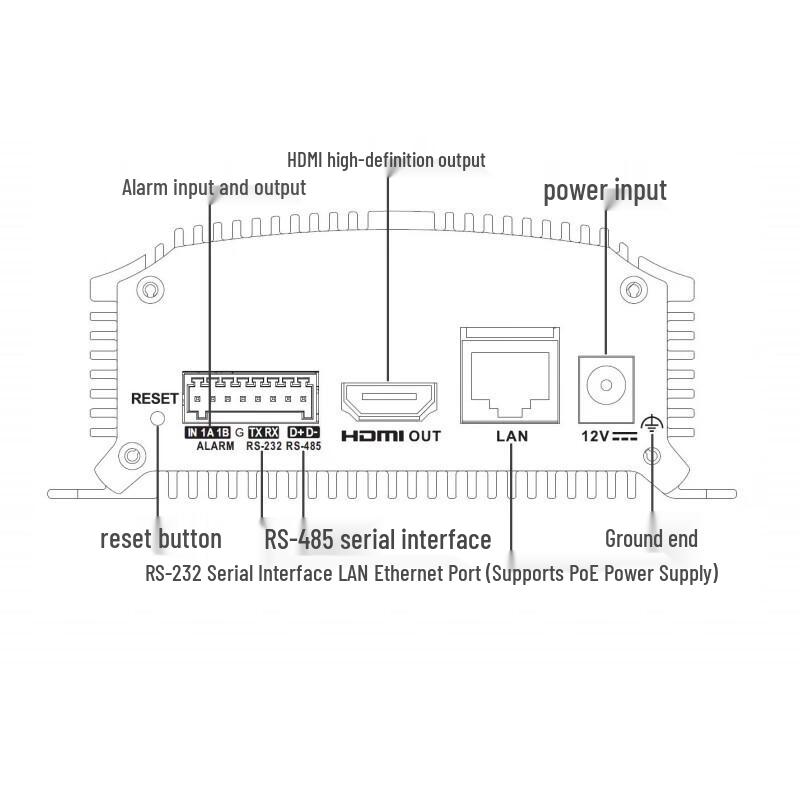Hikvision DS-6701HTH-4K-V2 4K H.265/H.264 Video Encoder CN plug (adapter included)