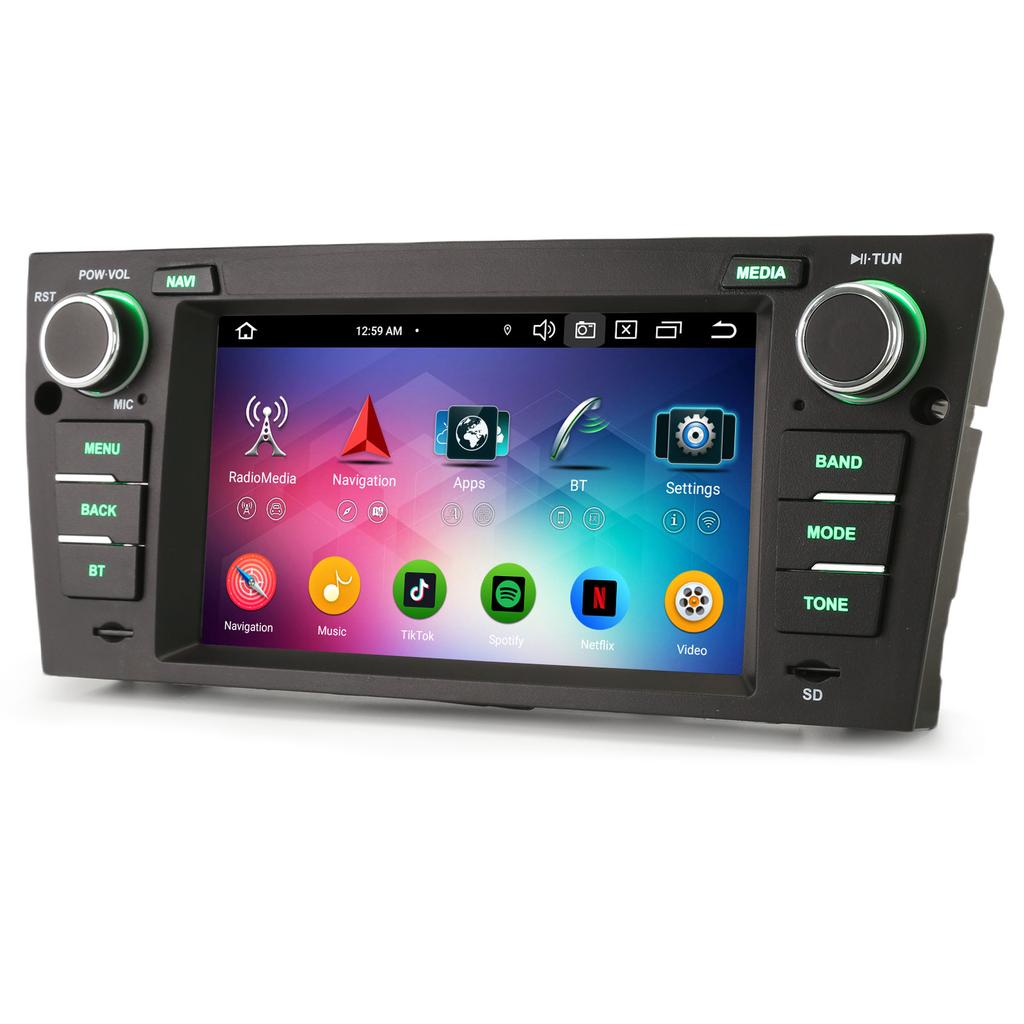 EU STOCK Erisin ES5567B 7" Android 16.0 Car Radio DSP CarPlay GPS DAB+ 4G SIM IPS BT5.0 OBD2 for BMW E90 E91 E92 E93 TPMS 1-Year