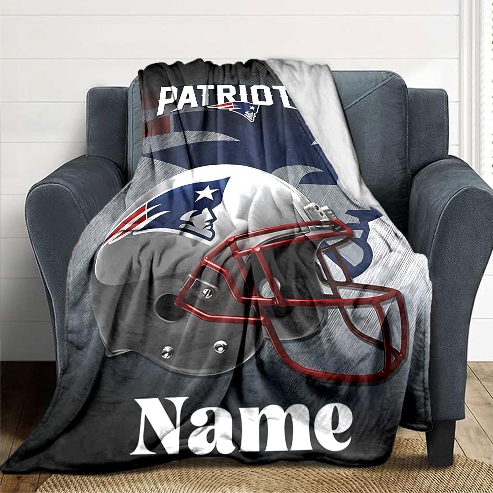 Custom Name Rams Helmet Print blanket for Couch & Bed, Plush Cozy Fuzzy Blanket Super Soft & Warm Blankets for Fall and Winter. 0908456