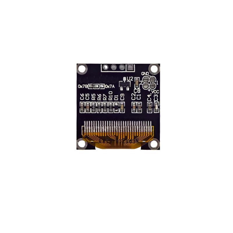 0,96-дюймовый OLED-дисплейный модуль 128x64 IIC 4pin, экран с высоким контрастом для микроконтроллеров, электронных тестов, DIY-проектов