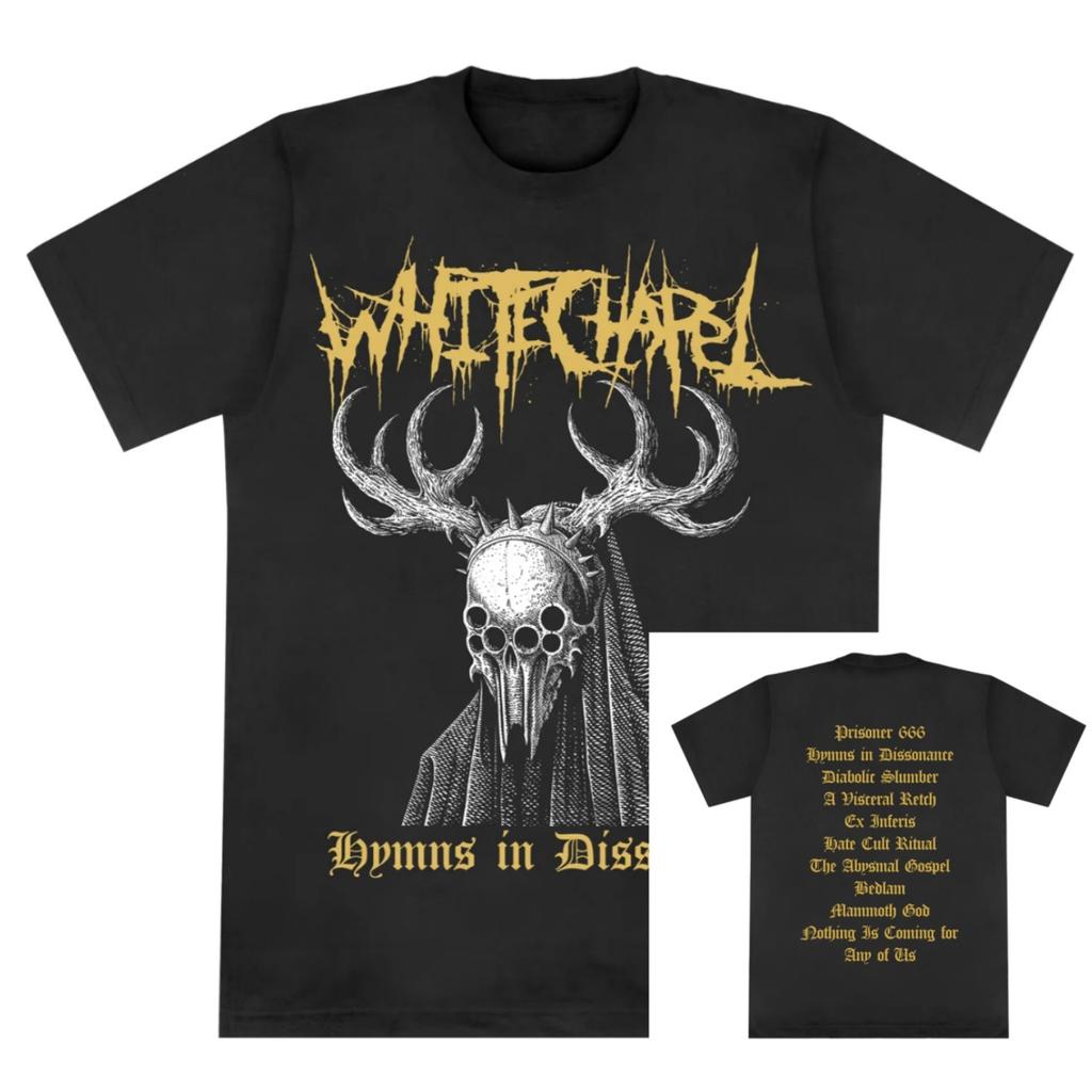 Whitechapel Band TShirt Cotton Graphic Tee Unisex Women Summer Streetwear Top