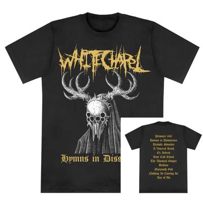 Новая футболка группы Whitechapel Хлопковая футболка с принтом Унисекс Женская Летняя уличная одежда Топ