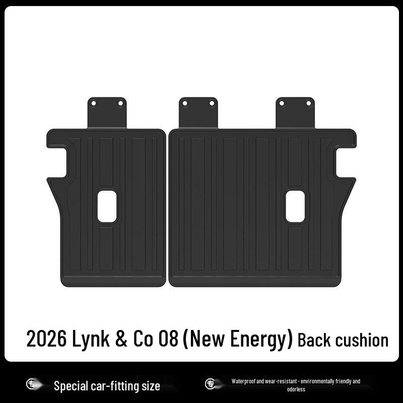 Совместимые 2026 Lynk & Co 08 Коврики на пол из ТПЭ и 3D Всепогодные коврики на спинки - Водонепроницаемые, Износостойкие, Дизайн «Звездное небо», Текстура углеродного волокна.