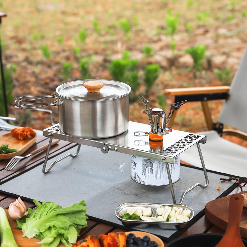 Сверхлегкая портативная мини-бутановая газовая горелка для кемпинга, велоспорта и рыбалки