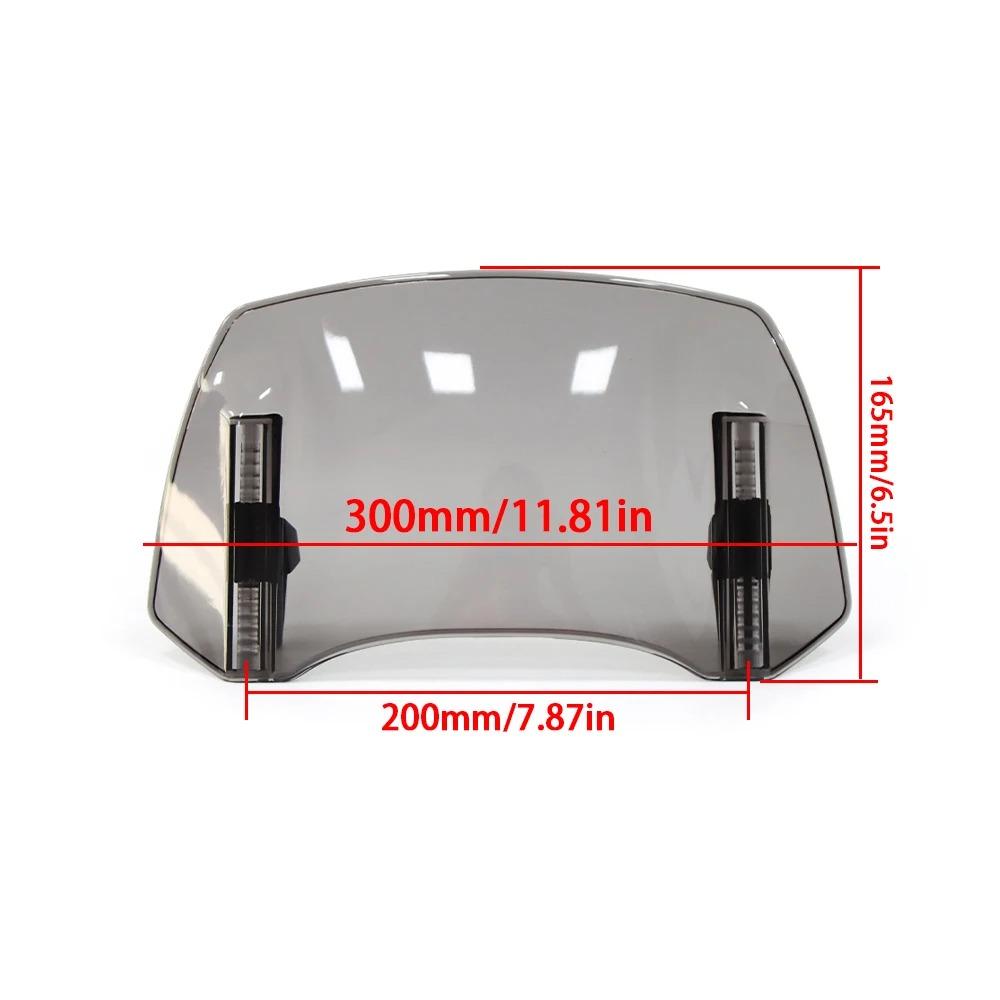 Universal Motorcycle Windshield Adjustable Angle Motorcycle Wind Screen Motorcycle