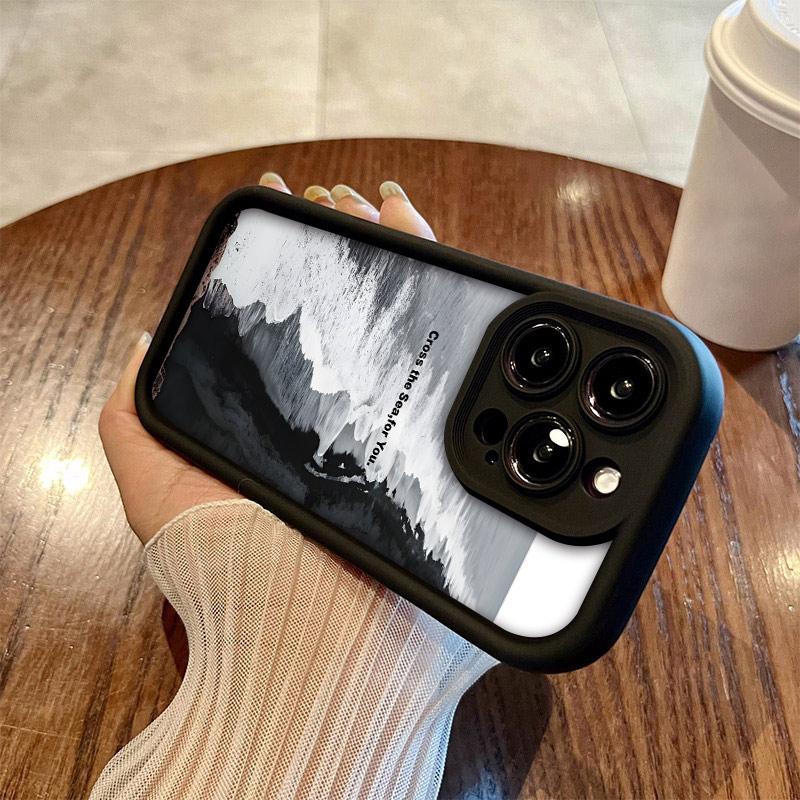 Модный модный чехол с принтом, гибкий мягкий силиконовый чехол из ТПУ, полная задняя крышка для Xiaomi Redmi Samsung Infinix