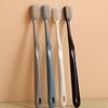 4Pcs Soft Toothbrushes Extra Soft Bristles Easy to Hold Comfortable Grip Individual Head Cover Food Grade Dental Care Travel Tooth Brushes