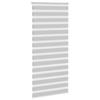VidaXL Store Zebra Light Grey Fabric Width 90.9 Cm Polyester, Zebra Roller Blind, Zebra Blind for Window, Blind 4014468