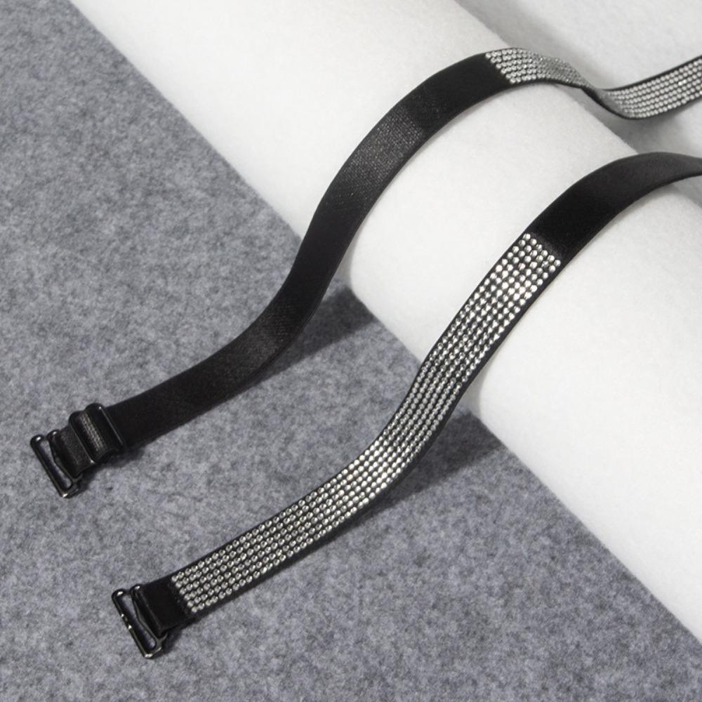 Multi-color Bra Shoulder Strap Detachable Bra Decorative Strap Rhinestone Shoulder Strap For Women