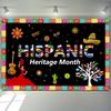 Extra Large Hispanic Heritage Month Banner 72" X 48" Spanish Speaking...