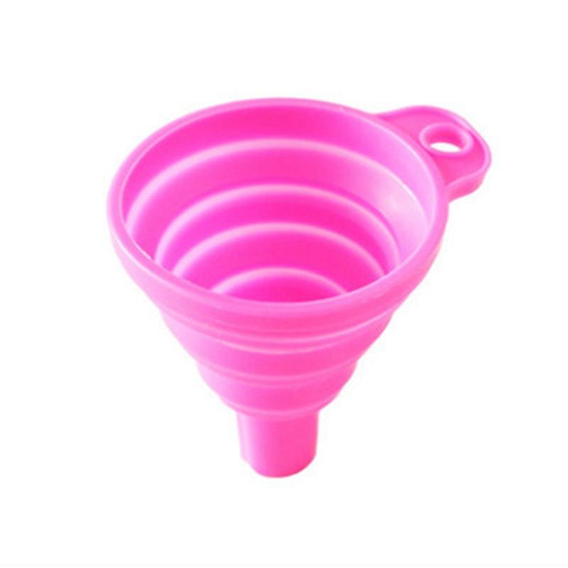 Funnel Safety Portable Silicone Funnel Home Kitchen Conical Oil Funnel Water Proof