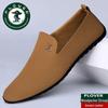 Мужские повседневные туфли-слипоны из натуральной кожи PLOVER — модные и универсальные для лета