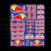 Наклейки для мотоцикла, наклейки спонсорских мероприятий Red Bull, пластиковый шлем, кузов автомобиля, самодельные водостойкие декоративные наклейки от солнца на бак
