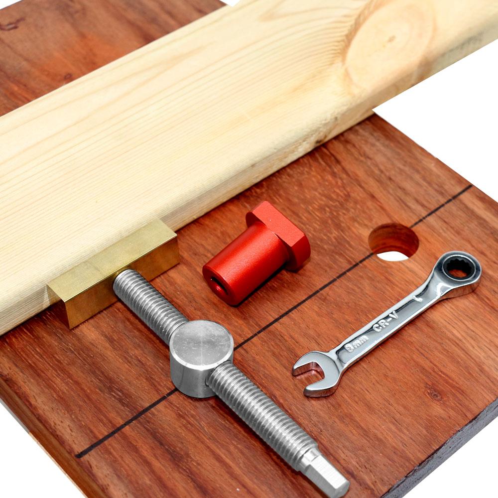 19 мм/20 мм деревообрабатывающий настольный зажим, быстрофиксируемый зажим для собачьего отверстия, латунный зажим из нержавеющей стали, тиски, скамейки, столярные изделия, столярный инструмент