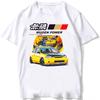 Civic Type R EG6 Car Legend T-Shirt New Summer Men Short Sleeve Vintage Hip Hop Boy Casual Tshirts Harajuku JDM White Tees