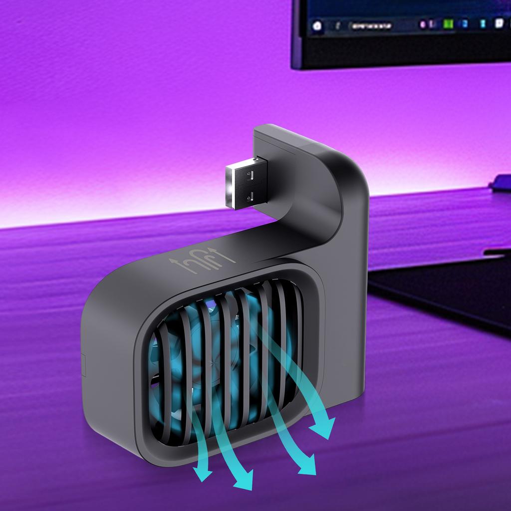 Cooling Fan for Switch 2 with 2-Speed Adjustment Console Dock Cooler Host Heat Sink Cool Down Accessories