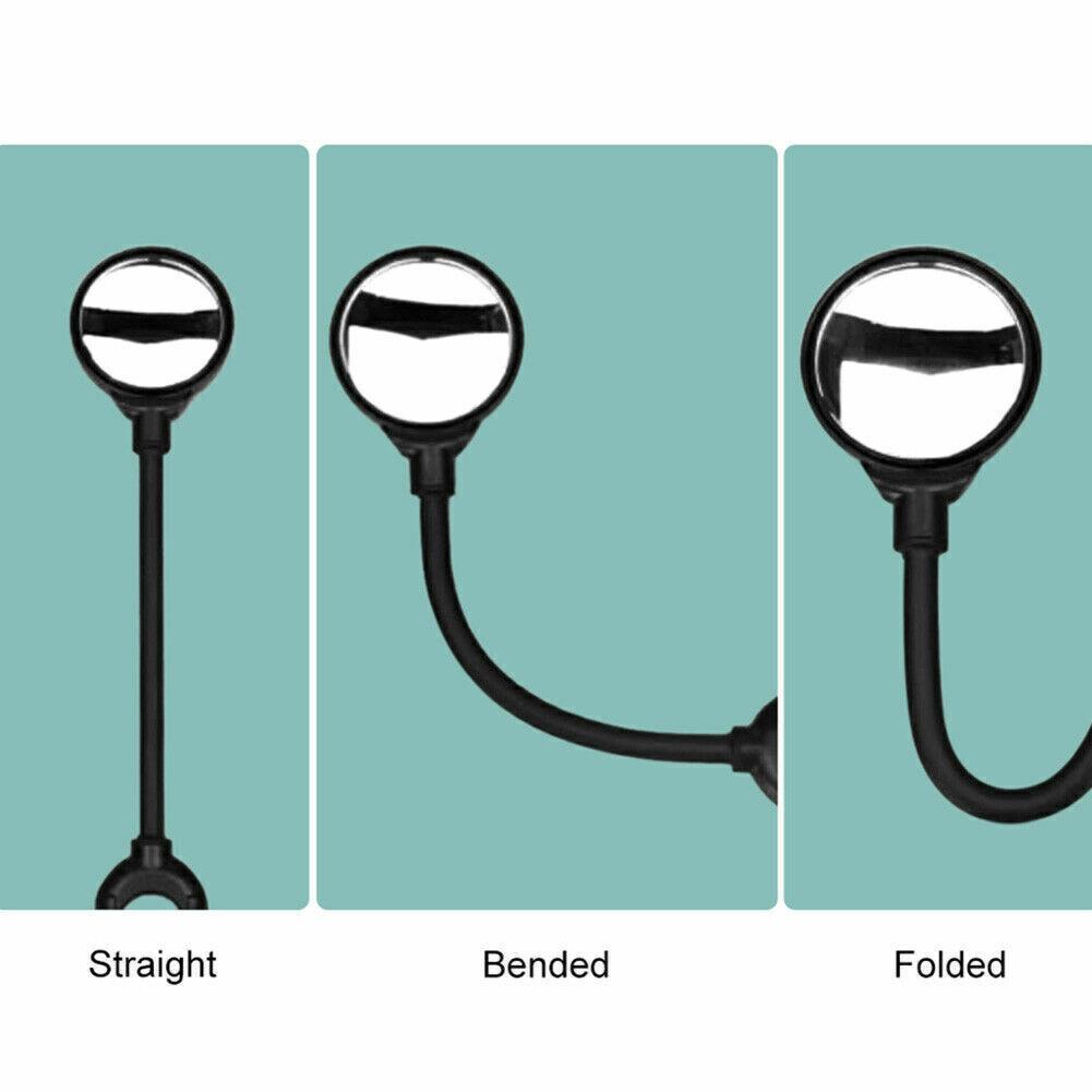 2PCS Bike Mirror Bike Handlebar Rearview Mirror Rotatable Rear View Convex Mirror Universal