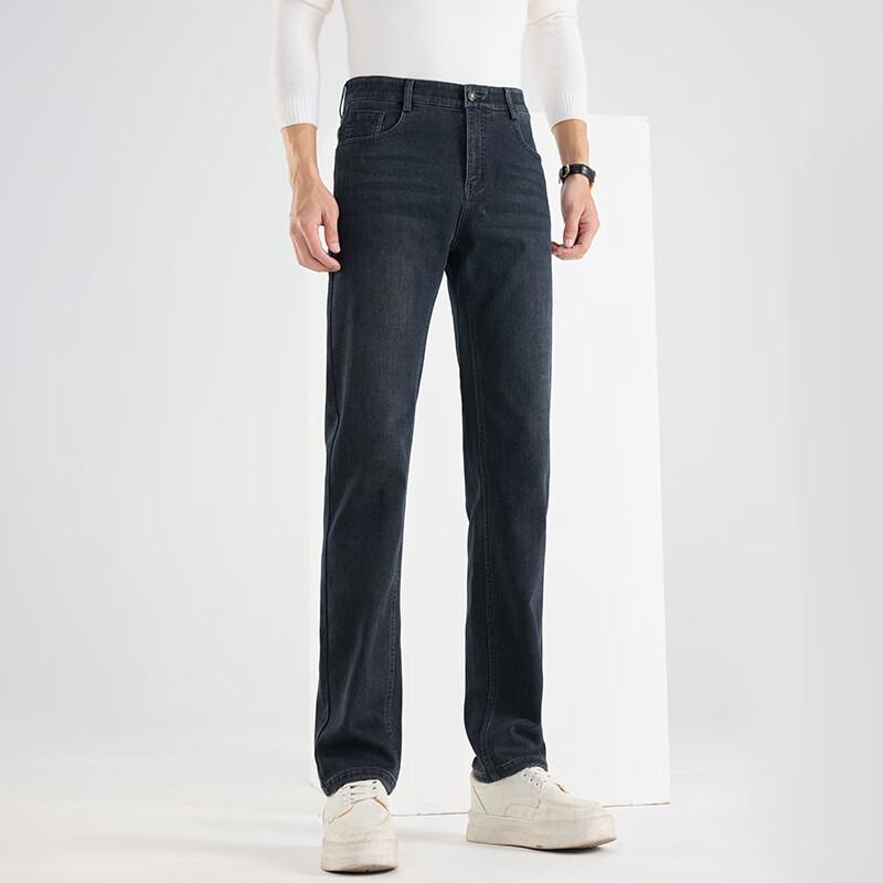Мужские джинсы прямого кроя для通勤 от Fengxun