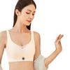 Women Spring Summer Brassiere Gathered Push Up Bra Comfortable Wireless Lingerie Seamless Underwear Top
