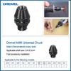 Dremel 4486 сверлильный патрон без ключа, быстросменный многофункциональный сверлильный патрон 0,8-3,2 мм для электрических вращающихся инструментов Dremel 3000 4000 8220 8100