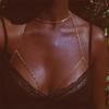 Sexy Sequins Bra Bikini Beach Harness Necklace Waist Belly Body Chain Fashion Jewelry For Women