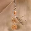 DIY Plush Cat Keychain Pendant Beige Kakhi Bag Decorative Pendant Phone Charm Lanyard  Couple